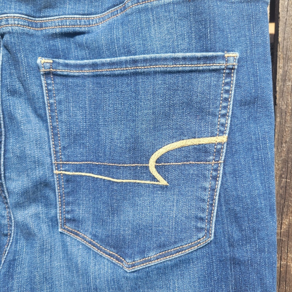 American Eagle Highest Rise Jegging Womens 16 R Plus Next Level Stretch Denim - Picture 6 of 9